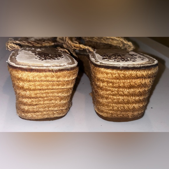 Skechers Cali Woven Espadrille Wedge Sandals Size 8 l Women’s Boho Summer Shoes - Picture 9 of 13